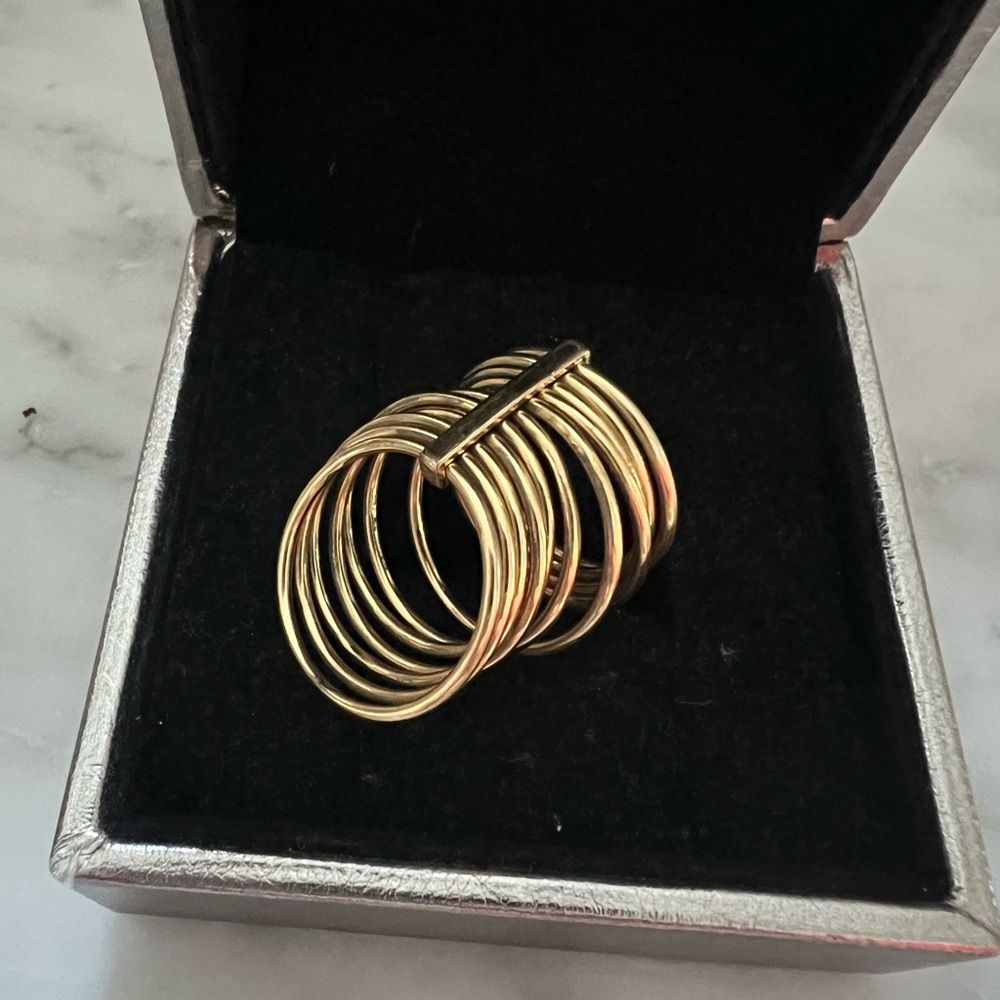 Stacked Gold Ring - image 4